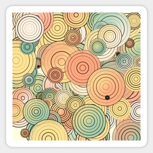 Layered circles Sticker